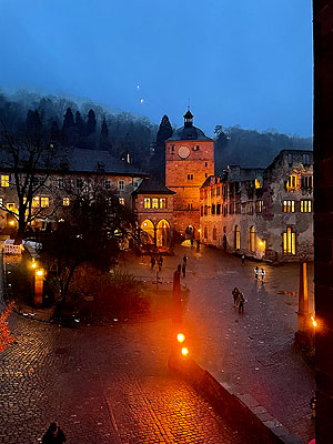 Schloss Heidelberg am Abend. Foto: kulturer.be