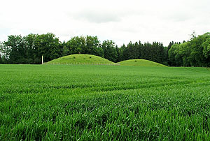 Keltische Grabhügel im Umfeld der Heuneburg. Foto: kulturer.be