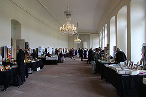 Buchmesse im Südlichen Zirkelsaal des Schwetzinger Schlosses. Foto: kulturer.be