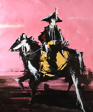 Lars Teichmann: Pink Raider Napoleon. Foto: Lars Teichmann.