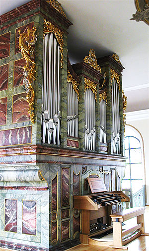 Orgel in der St. Pankratiuskirche, Schwetzingen