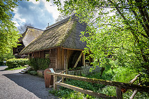 Mühlengebäude im Freilichtmuseum