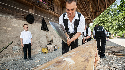 Traditionelles Bauhandwerk
