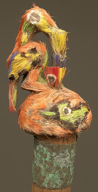 Aufsatz eines Zeremonialstabes, Peru, Ica, 1000–1450 n. Chr.