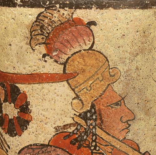 Vase mit vierfiguriger Szene, Guatemala, Maya, 600–900 n. Chr.